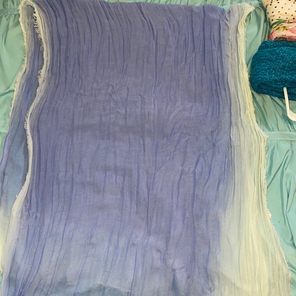 Purple ombre scarf
